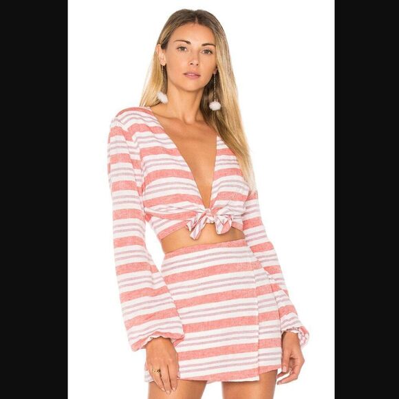 *snag* NWT Revolve x Lovers + Friends Think I Love You Top *top only* | size XS - Picture 1 of 11